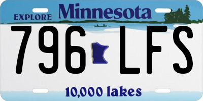 MN license plate 796LFS