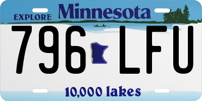 MN license plate 796LFU