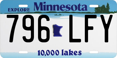 MN license plate 796LFY