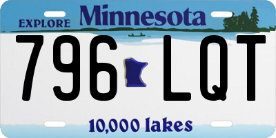 MN license plate 796LQT
