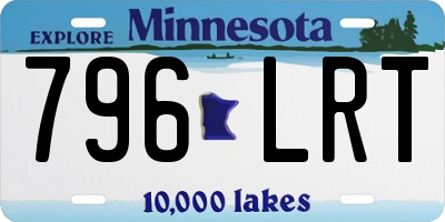 MN license plate 796LRT