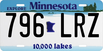 MN license plate 796LRZ