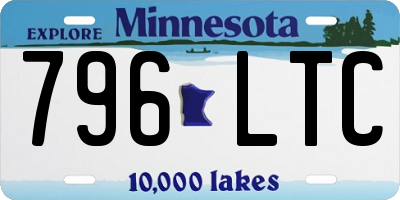 MN license plate 796LTC