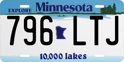 MN license plate 796LTJ