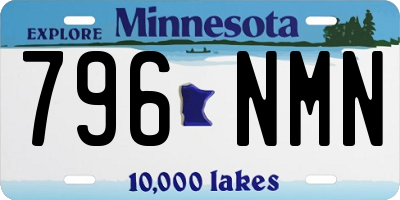 MN license plate 796NMN