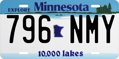 MN license plate 796NMY