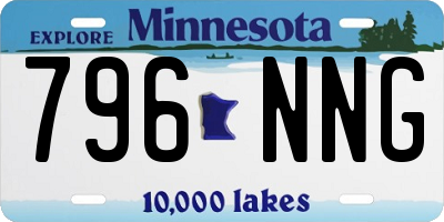 MN license plate 796NNG