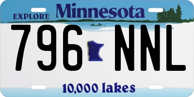 MN license plate 796NNL