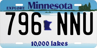 MN license plate 796NNU
