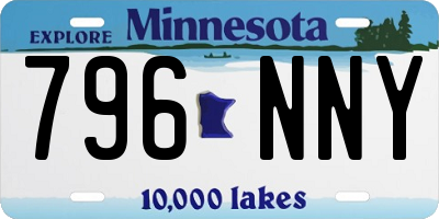 MN license plate 796NNY