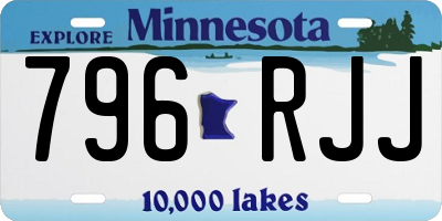 MN license plate 796RJJ