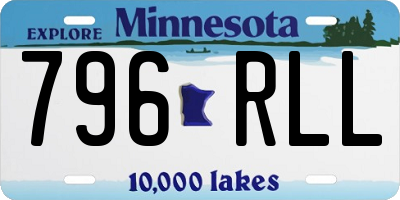 MN license plate 796RLL