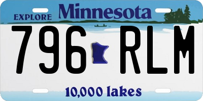 MN license plate 796RLM