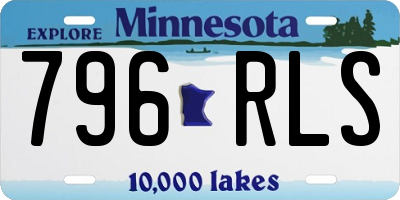 MN license plate 796RLS
