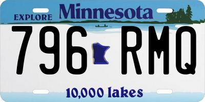 MN license plate 796RMQ