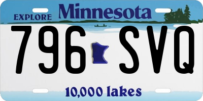 MN license plate 796SVQ