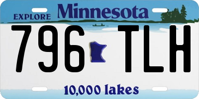 MN license plate 796TLH