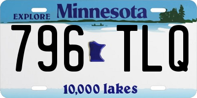 MN license plate 796TLQ