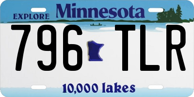 MN license plate 796TLR
