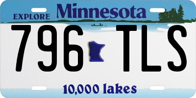 MN license plate 796TLS