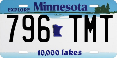 MN license plate 796TMT