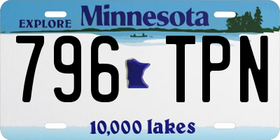 MN license plate 796TPN