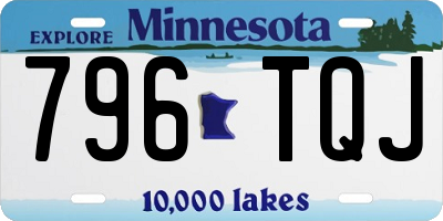MN license plate 796TQJ