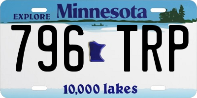 MN license plate 796TRP