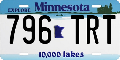MN license plate 796TRT