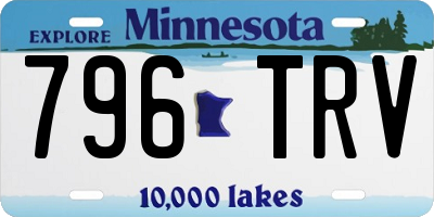 MN license plate 796TRV