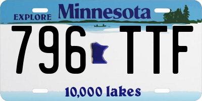 MN license plate 796TTF