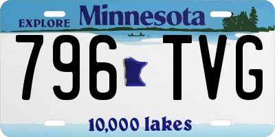 MN license plate 796TVG