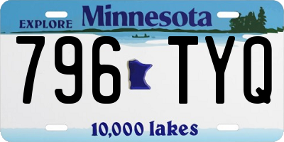 MN license plate 796TYQ
