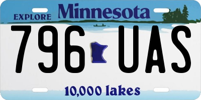 MN license plate 796UAS