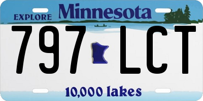 MN license plate 797LCT