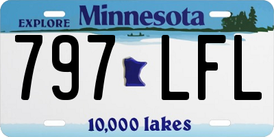 MN license plate 797LFL