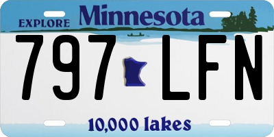 MN license plate 797LFN