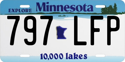 MN license plate 797LFP