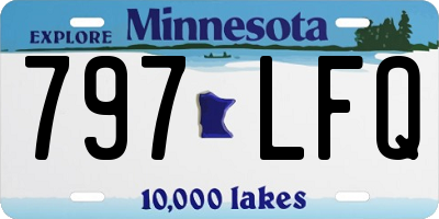 MN license plate 797LFQ