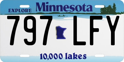 MN license plate 797LFY