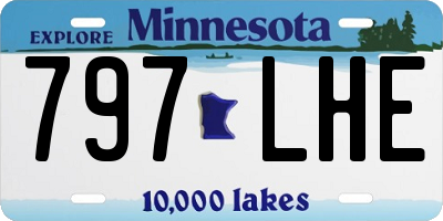 MN license plate 797LHE