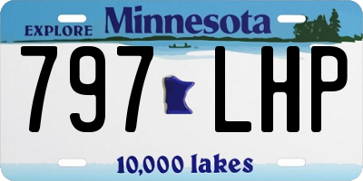 MN license plate 797LHP