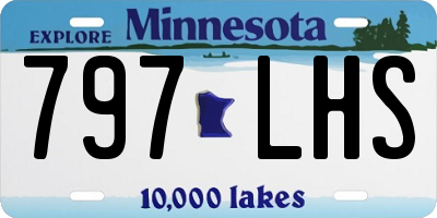 MN license plate 797LHS