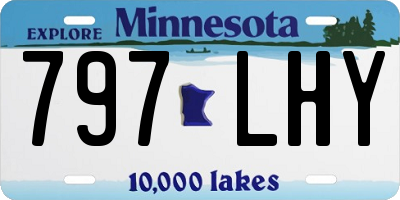 MN license plate 797LHY
