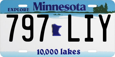 MN license plate 797LIY