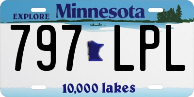 MN license plate 797LPL
