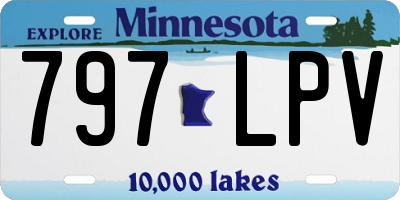 MN license plate 797LPV