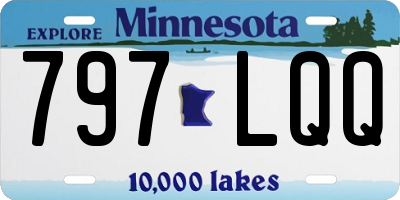 MN license plate 797LQQ