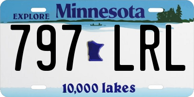 MN license plate 797LRL