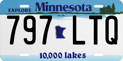 MN license plate 797LTQ